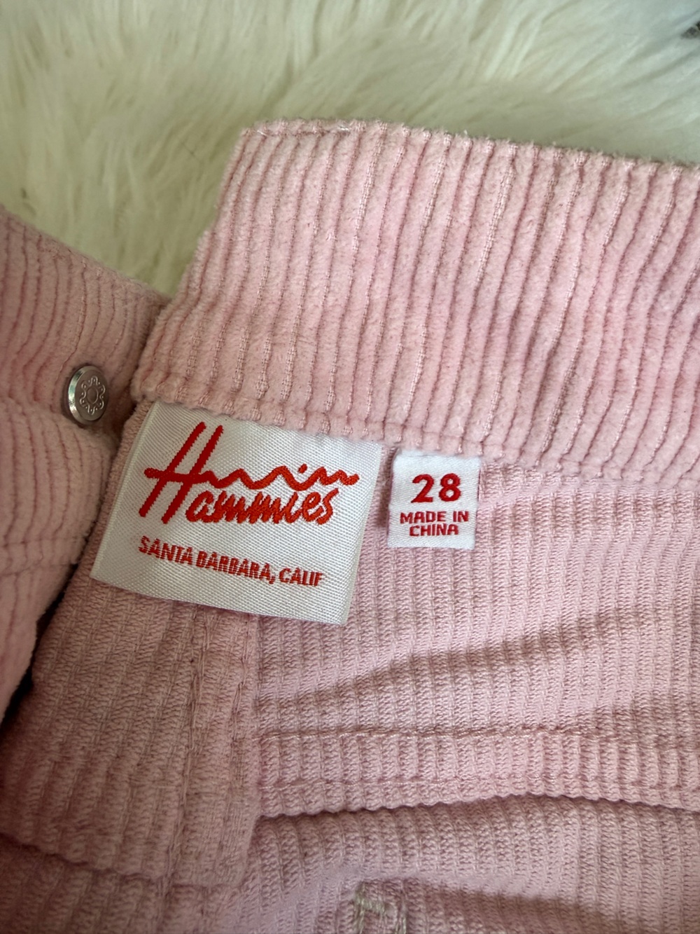 HAMMIES corduroy pink pants - Picture 6 of 8